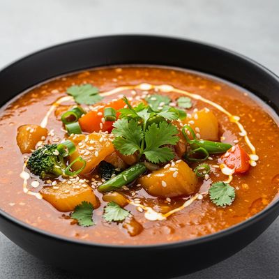 Veg Schezwan Soup